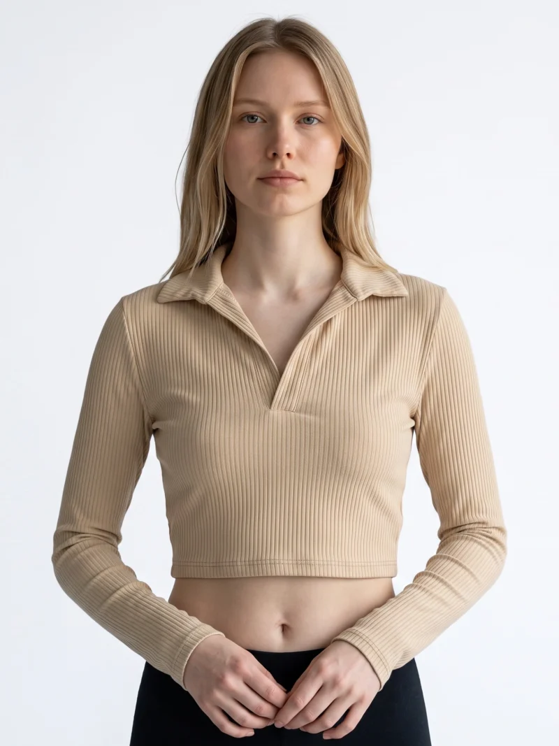 blusa basica manga larga