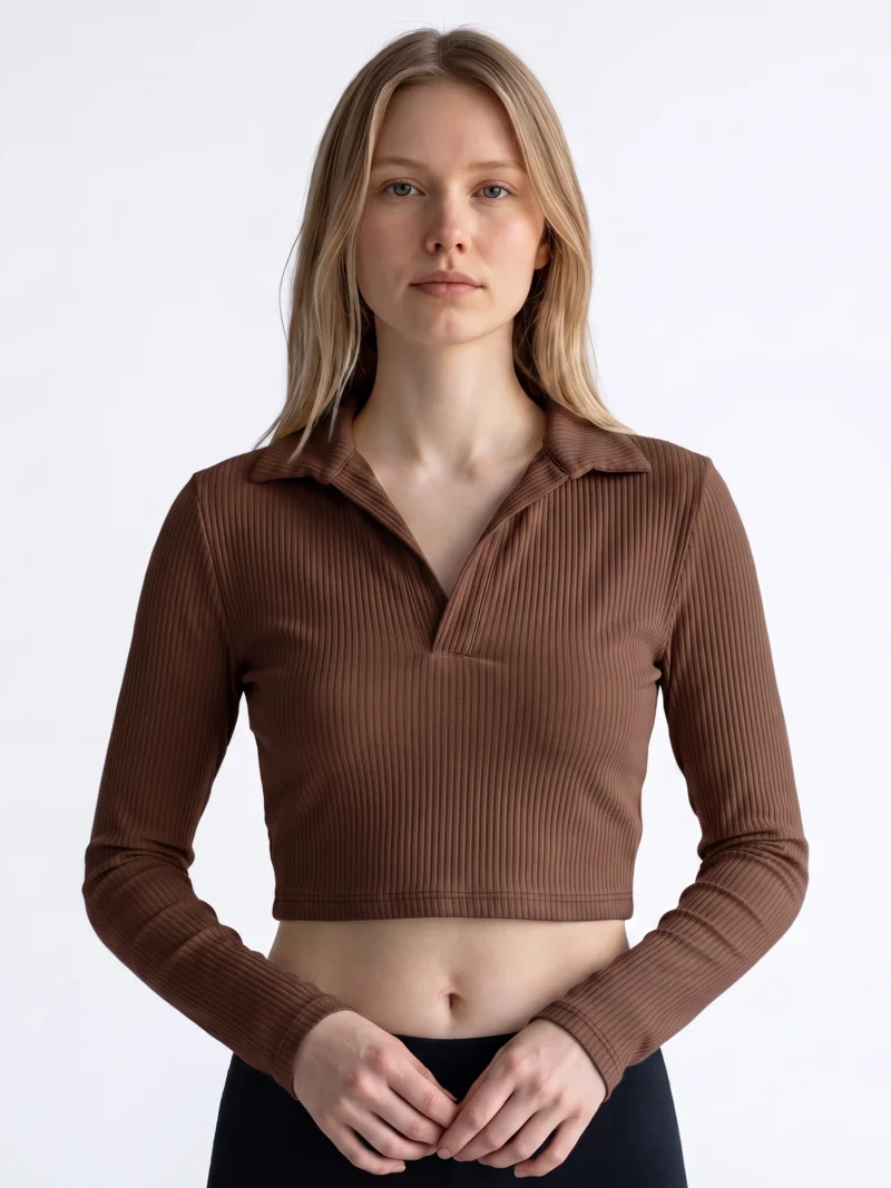 blusa basica manga larga